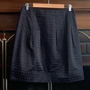 Elevenses Black Pleated Skirt sz 10 NWOT